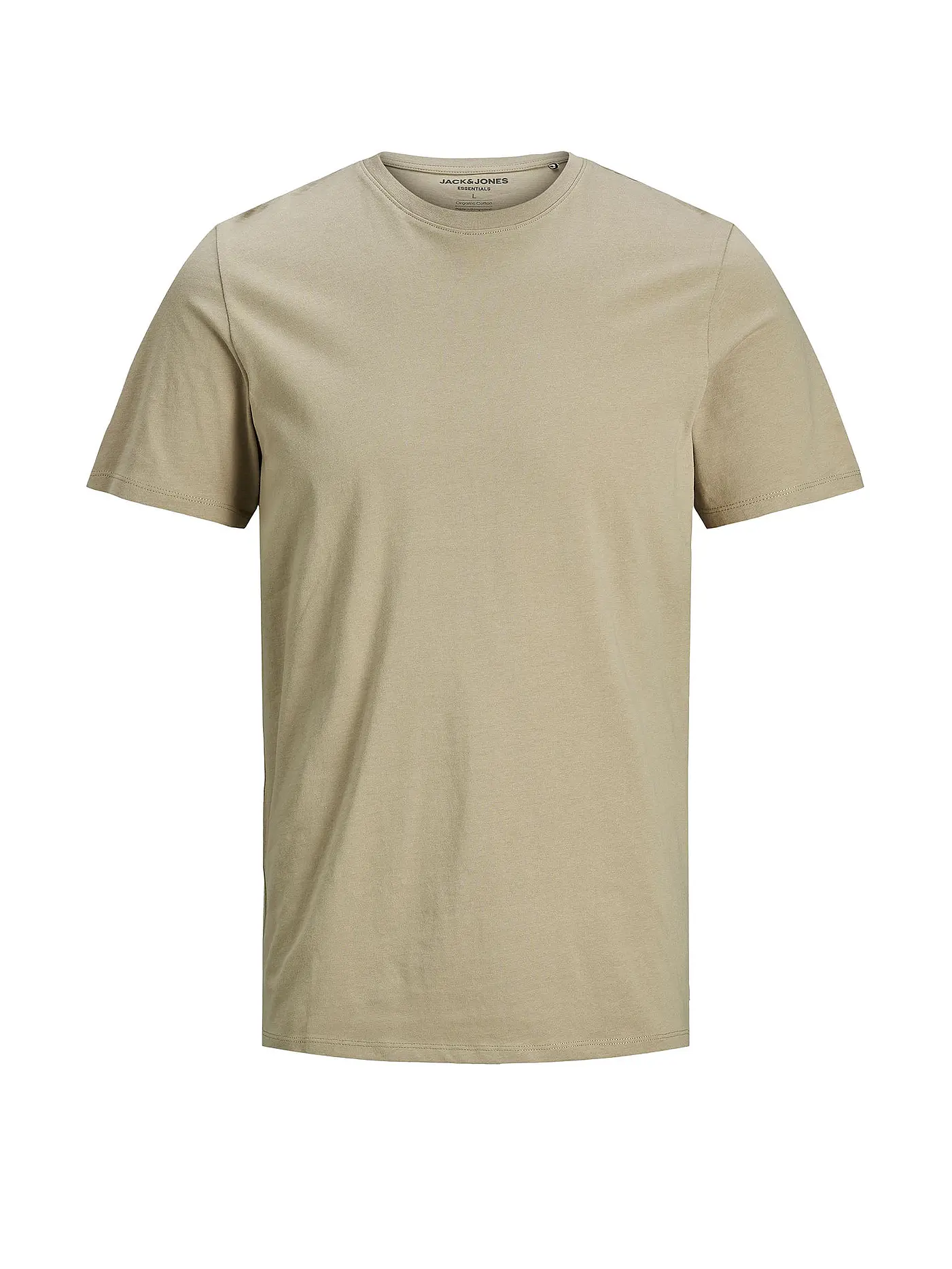 JACK & JONES | T-Shirt Slim Fit "JJEORGANIC" | beige